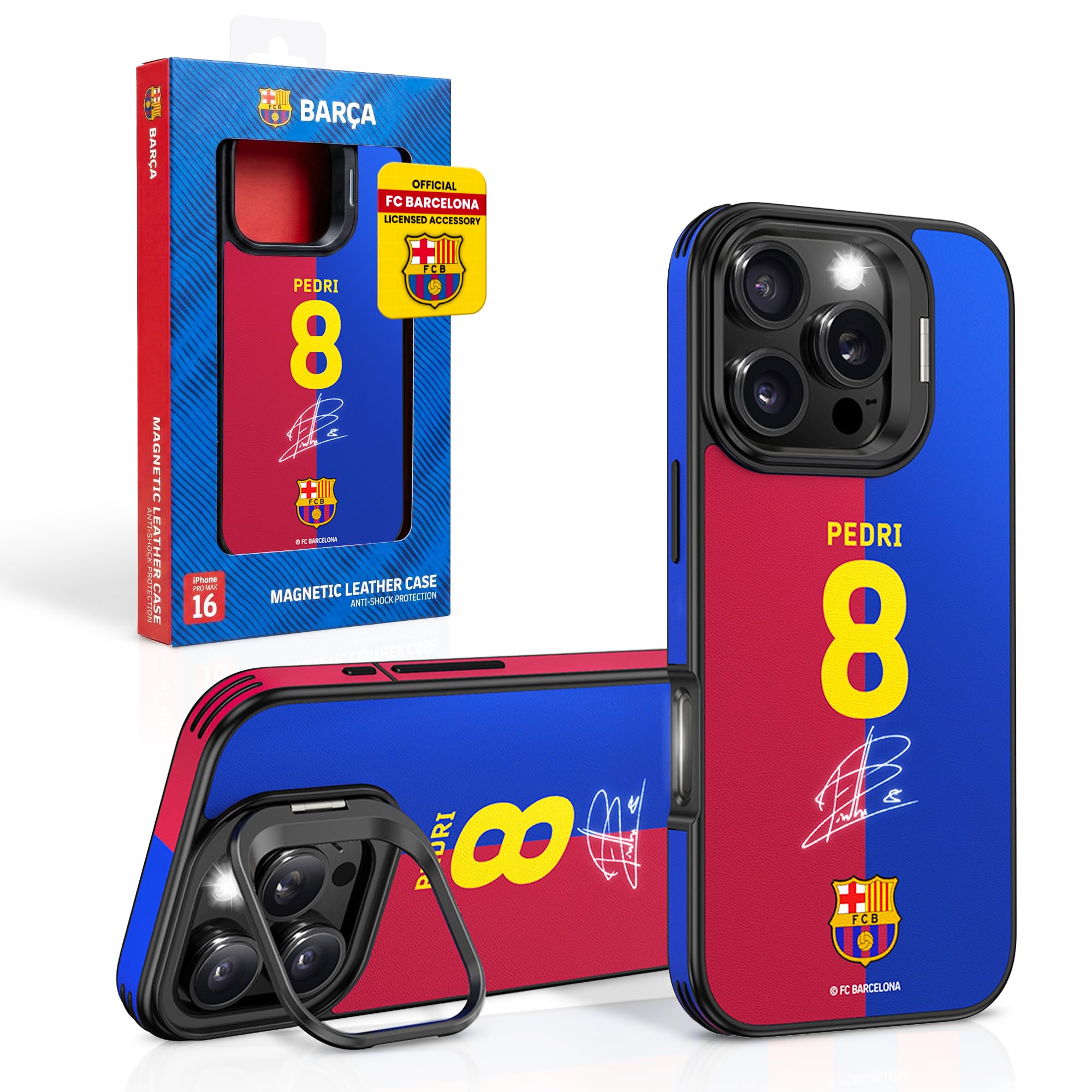 Amazon.co.jp: 【FCバルセロナ】 iPhone 16 pro max ケース PEDRI-8